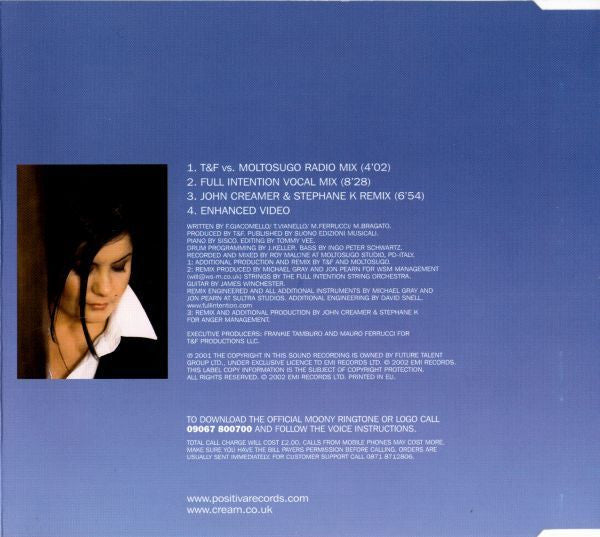 Moony : Dove (I'll Be Loving You) (CD, Single, Enh)