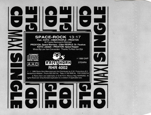 Koto, Cyber People, Proxyon : Space Rock (CD, Maxi, Mixed, Pin)
