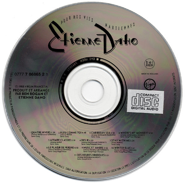Etienne Daho : Pour Nos Vies Martiennes (CD, Album, RE)