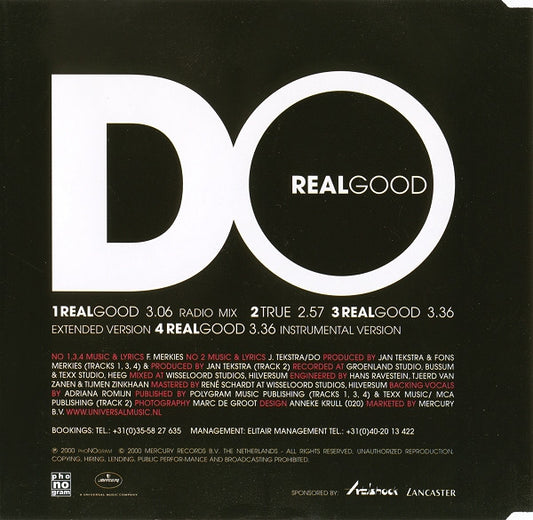 Do : Real Good (CD, Maxi)