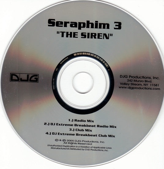 Seraphim 3 : The Siren (CD, Single)