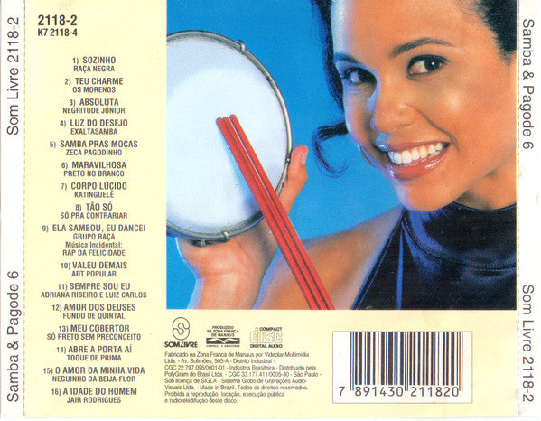 Various : Samba & Pagode Volume 6 (CD, Comp)