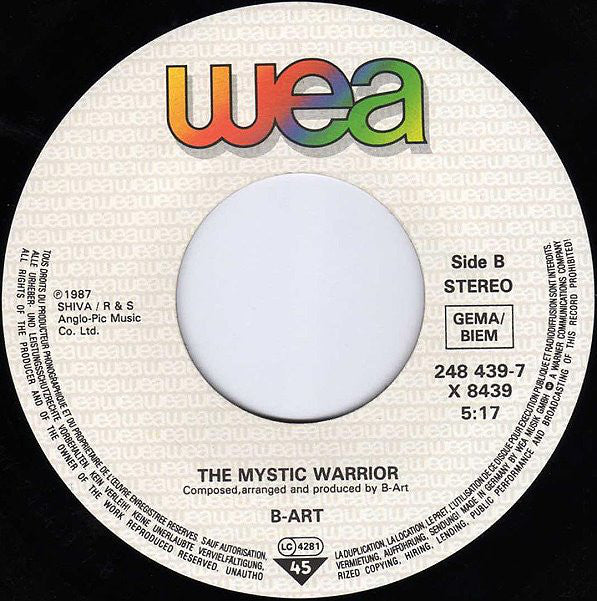 B-Art : Prisencolinensinainciusol (Alright) (7", Single)