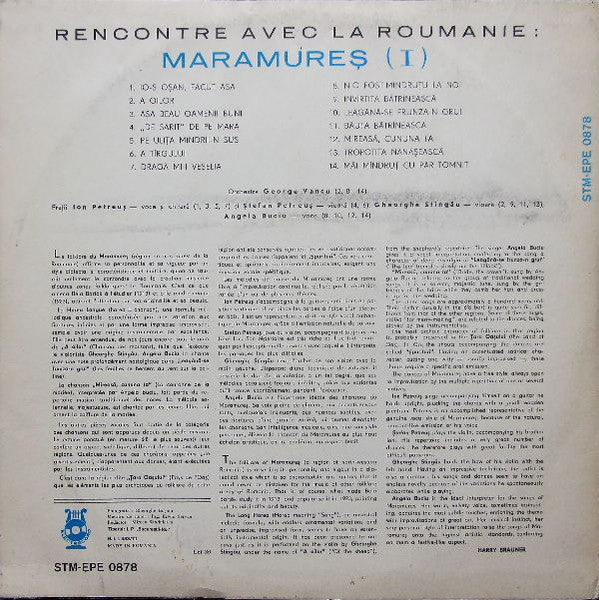 Various : Maramureș (I) (LP, Album, RE, RP)