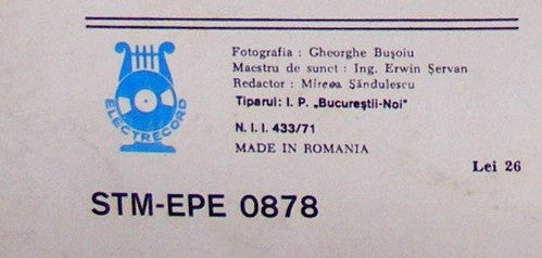 Various : Maramureș (I) (LP, Album, RE, RP)