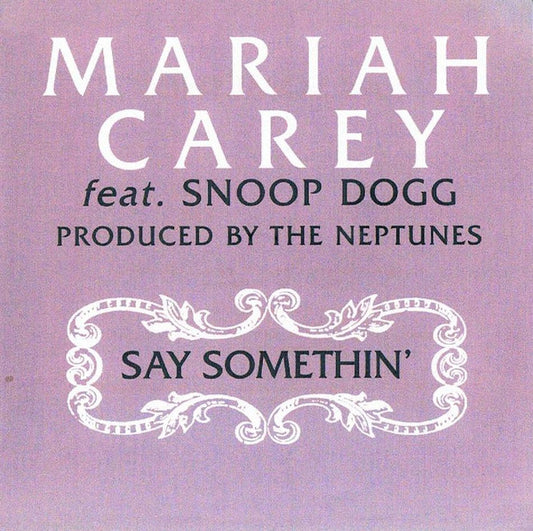Mariah Carey : Say Somethin' (CDr, Single, Promo)