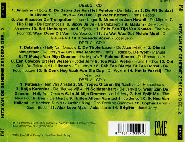 Various : Hits Van De Geheime Zenders Deel 2 (3xCD, Comp)