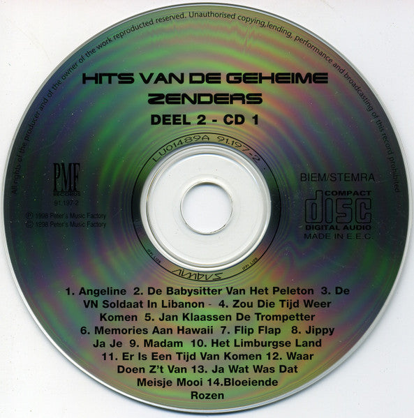Various : Hits Van De Geheime Zenders Deel 2 (3xCD, Comp)