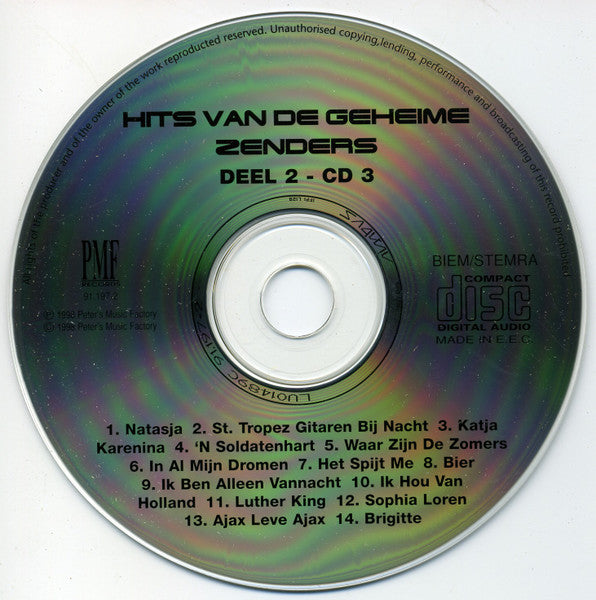 Various : Hits Van De Geheime Zenders Deel 2 (3xCD, Comp)