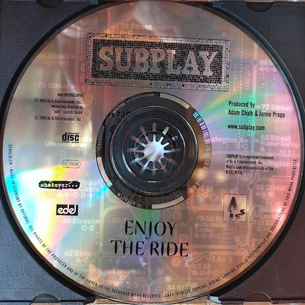Various : Subplay · Subway Musicians Of New York · Recordings From The Subway And Studio (CD)