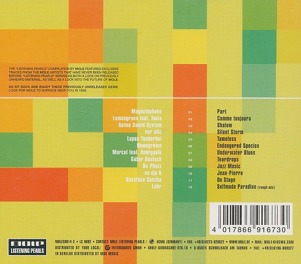Various : Listening Pearls Volume One (CD, Comp)