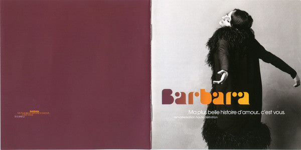 Barbara (5) : Ma Plus Belle Histoire d'Amour... C'Est Vous (CD, Comp, RE)