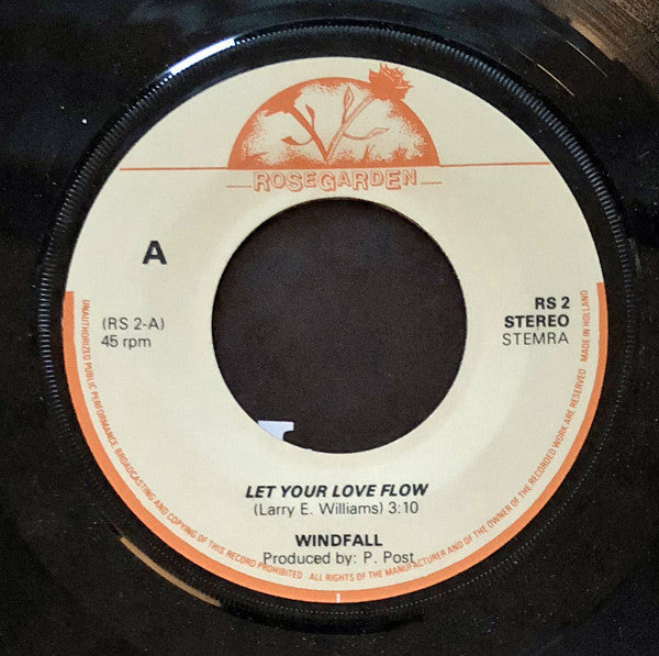Windfall (10) : Let Your Love Flow / Till I Gain Control Again (7", Single)