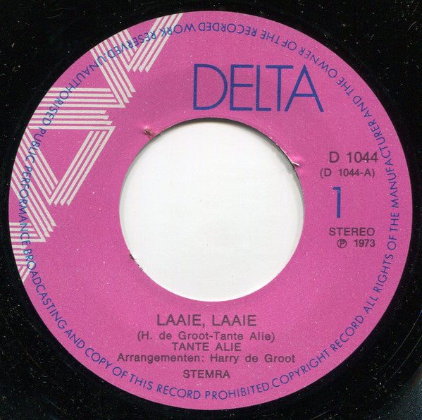 Tante Ali : Laaie, Laaie / De Jordaan (7", Single)