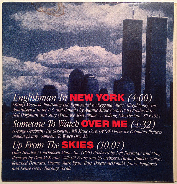 Sting : Englishman In New York (CD, Mini, Gat)