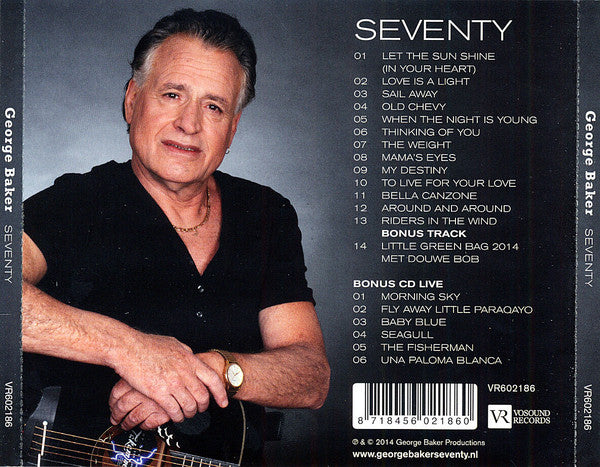 George Baker : Seventy (CD, Album)