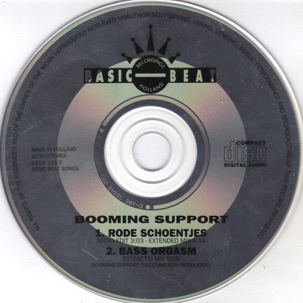 Booming Support : Rode Schoentjes (CD, Single)
