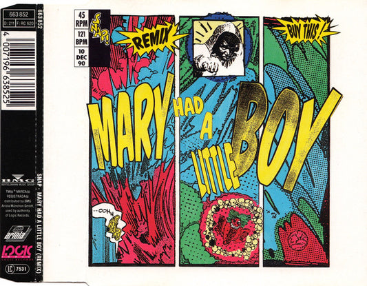 Snap! : Mary Had A Little Boy (Remix) (CD, Maxi)