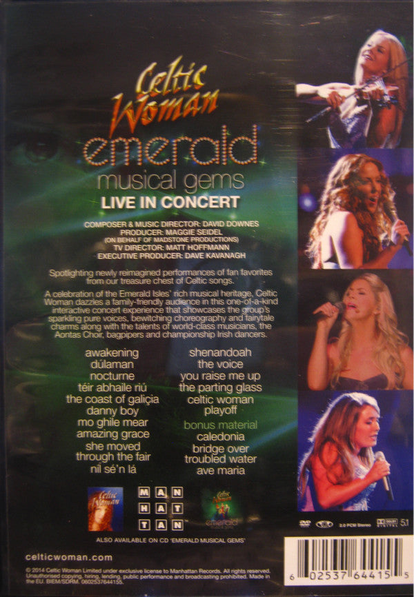 Celtic Woman : Emerald Musical Gems Live In Concert (DVD-V, PAL)
