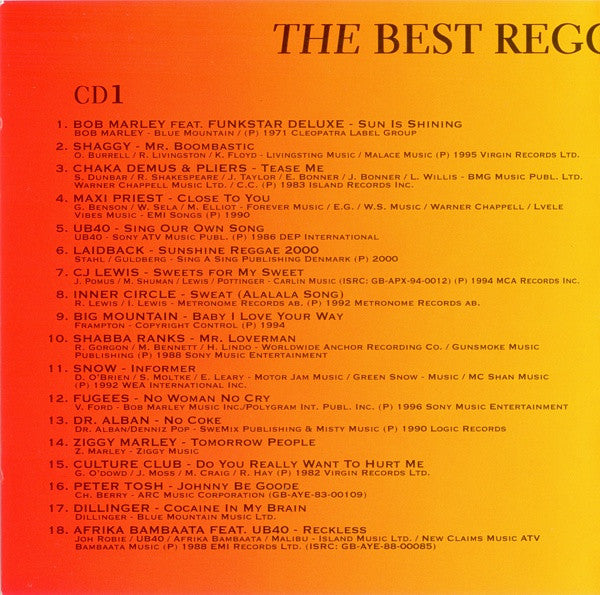 Various : The Best Reggae Hits Ever! (2xCD, Comp)
