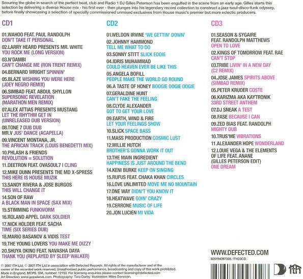 Gilles Peterson : In The House (2xCD, Mixed + CD, Comp)