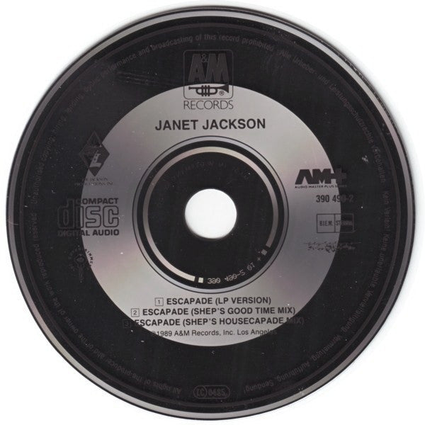 Janet Jackson : Escapade (CD, Single)