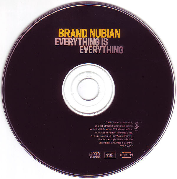 Brand Nubian : Everything Is Everything (CD, Album)