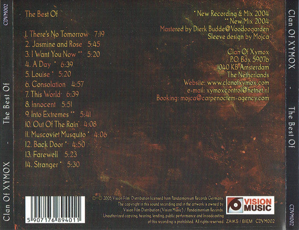 Clan Of Xymox : The Best Of (CD, Comp)