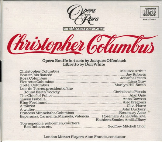 Jacques Offenbach - London Mozart Players, Alun Francis : Christopher Columbus (2xCD, Album + Box)