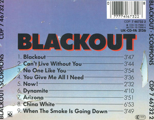 Scorpions : Blackout (CD, Album)