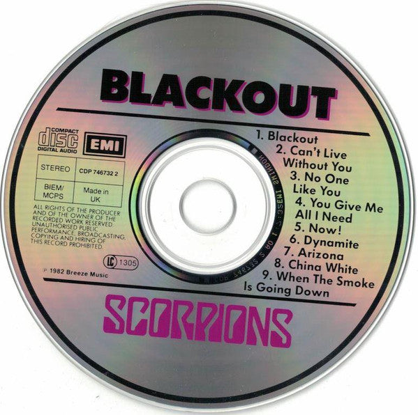 Scorpions : Blackout (CD, Album)