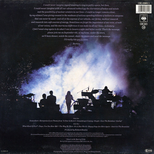 Barbra Streisand : One Voice (LP, Album)