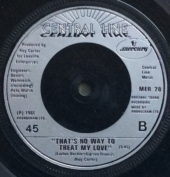 Central Line : Walking Into Sunshine (7", Single)