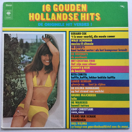 Various : 16 Gouden Hollandse Hits (LP, Comp)