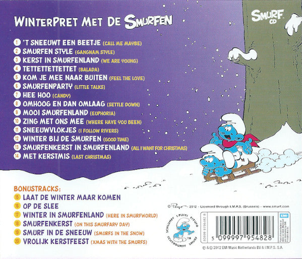 The Smurfs (2) : Winterpret Met De Smurfen (CD, Album)