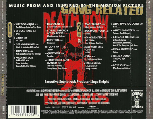 Various : Gang Related - The Soundtrack (2xCD, Comp)