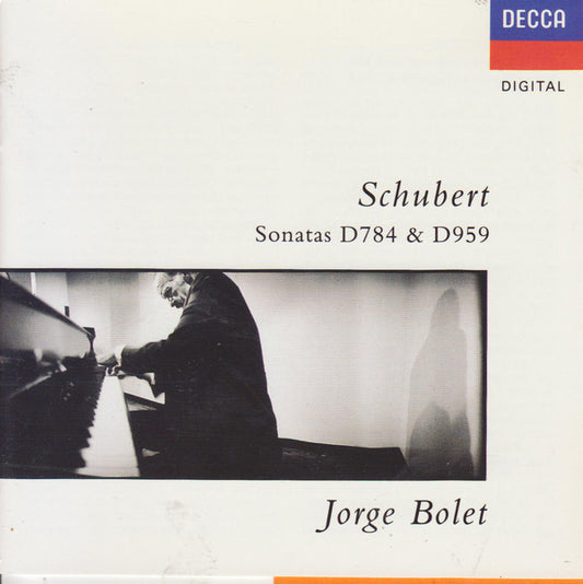Franz Schubert - Jorge Bolet : Piano Sonata In A Major, D959, Piano Sonata In A Minor, D 784 (CD, Album)