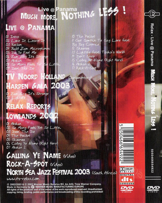 Relax : Live @ Panama - Much More, Nothing Less! (DVD)