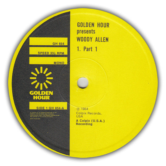 Woody Allen : Golden Hour Presents Woody Allen (LP, Mono)