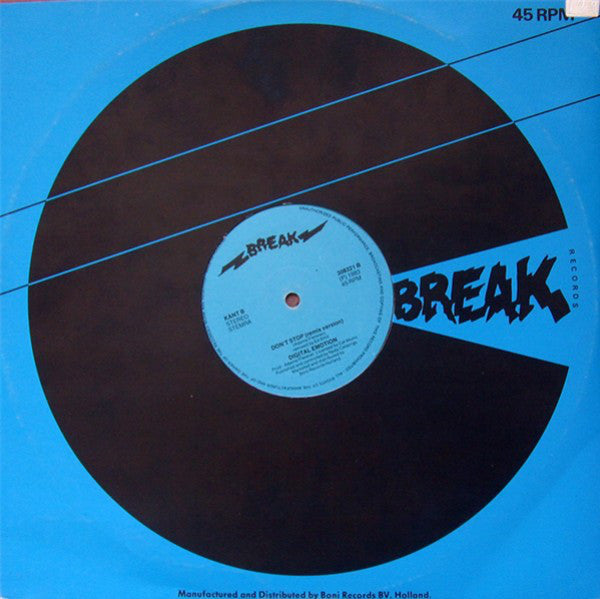 Digital Emotion : Don't Stop (12")
