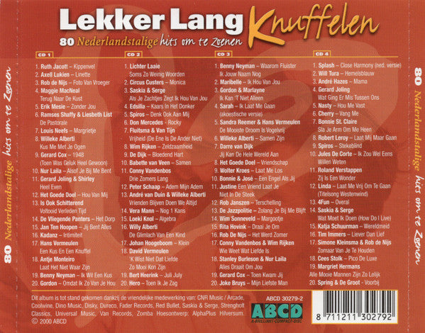 Various : Lekker Lang Knuffelen (4xCD, Comp)
