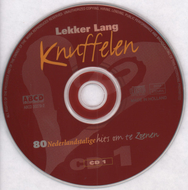 Various : Lekker Lang Knuffelen (4xCD, Comp)