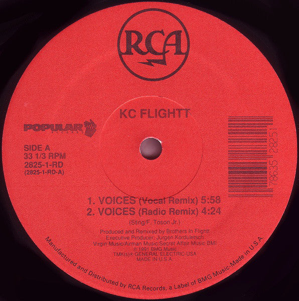 KC Flightt : Voices (12")