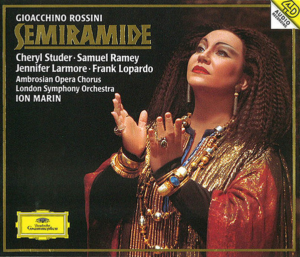 Gioacchino Rossini - Cheryl Studer · Samuel Ramey · Jennifer Larmore · Frank Lopardo · The Ambrosian Opera Chorus · London Symphony Orchestra · Ion Marin : Semiramide (3xCD, Album)