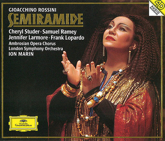 Gioacchino Rossini - Cheryl Studer · Samuel Ramey · Jennifer Larmore · Frank Lopardo · The Ambrosian Opera Chorus · London Symphony Orchestra · Ion Marin : Semiramide (3xCD, Album)