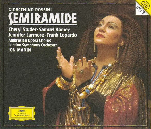 Gioacchino Rossini - Cheryl Studer · Samuel Ramey · Jennifer Larmore · Frank Lopardo · The Ambrosian Opera Chorus · London Symphony Orchestra · Ion Marin : Semiramide (3xCD, Album)