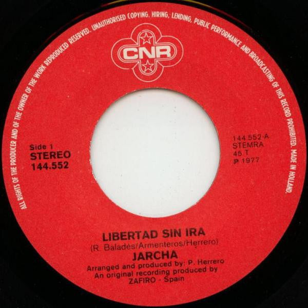 Jarcha : Libertad Sin Ira (7", Single)