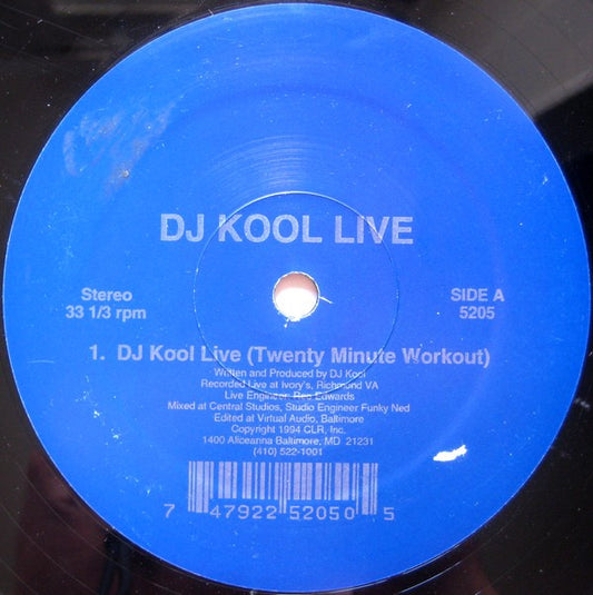 DJ Kool : Twenty Minute Workout (12")