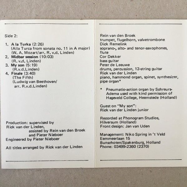 Ekseption : 5 (Cass, Album)