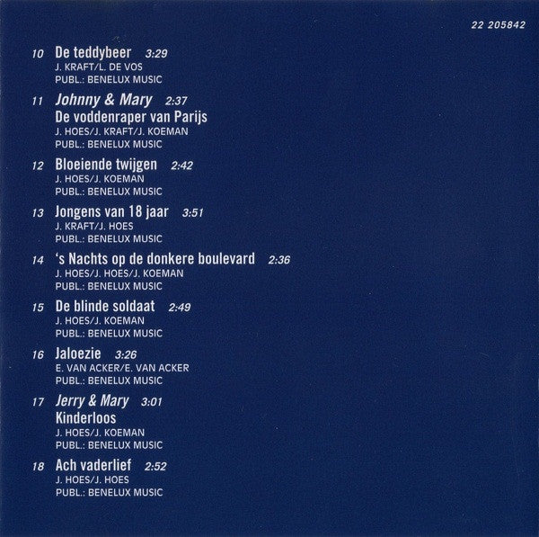 Zangeres Zonder Naam : Zangeres Zonder Naam (CD, Comp)